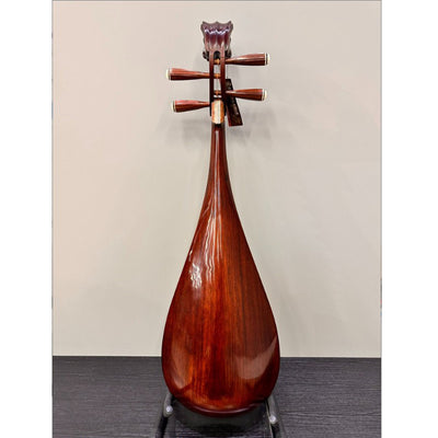 Dunhuang 543KK Gold Grade Pipa – Burmese Rosewood Chinese Lute, Unplayed with Original Accessories