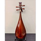 Dunhuang 543KK Gold Grade Pipa – Burmese Rosewood Chinese Lute, Unplayed with Original Accessories