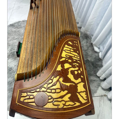Pre-Owned Dunhuang 696D Guzheng Shuang He Zhao Yang Professional Chinese Zither