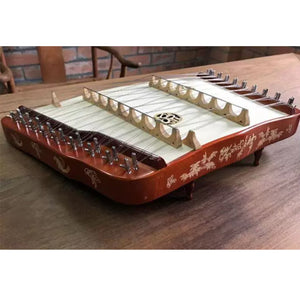 Yuesheng Butterfly Dream Mini Yangqin – Pear Wood & Mother-of-Pearl Inlay Pre-Owned Professional Dulcimer