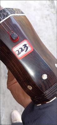 Used NO.223 Republic Era Antique Indian Sandalwood Erhu – Mammoth Inlay, Extended Resonator, Multi-Tonal (Erhu & Gaohu Style)