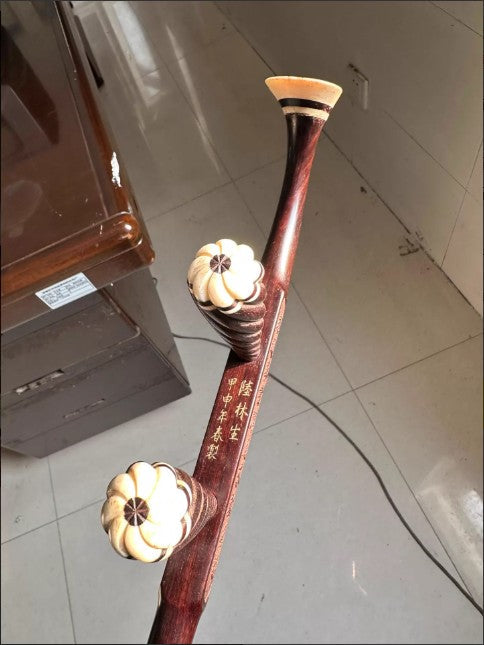 Used Vintage 2004 Lu Linsheng Masterpiece Erhu – Rare Indian Rosewood, Collector Grade
