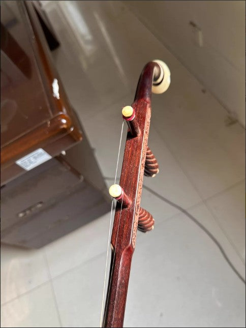 Used Vintage 2004 Lu Linsheng Masterpiece Erhu – Rare Indian Rosewood, Collector Grade
