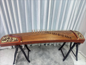 Pre-Owned Dunhuang 696D Guzheng 21-String Shuang He Zhao Yang Chinese Zither