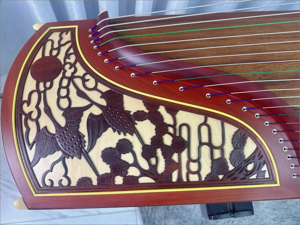Pre-Owned Dunhuang 696D Guzheng 21-String Shuang He Zhao Yang Chinese Zither