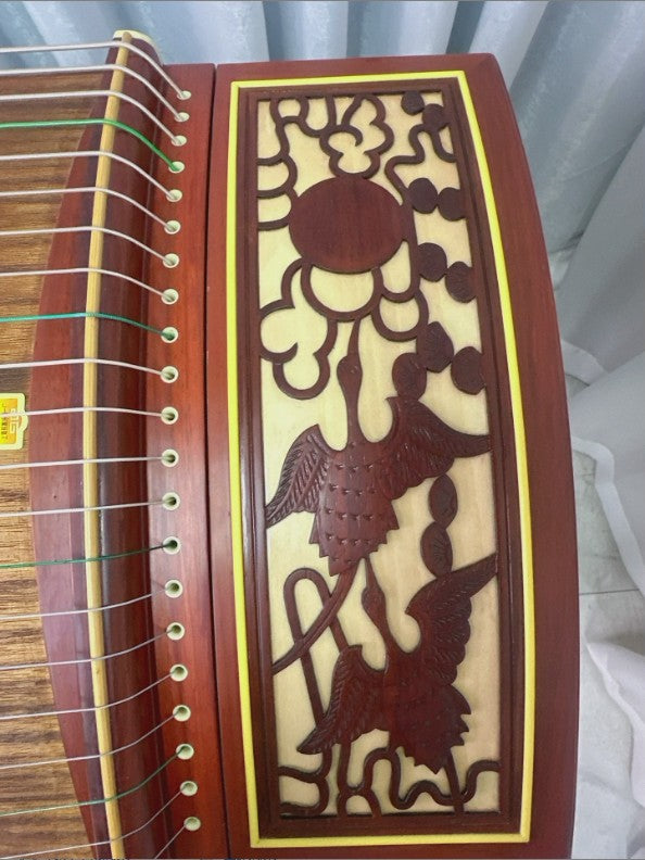 Pre-Owned Dunhuang 696D Guzheng 21-String Shuang He Zhao Yang Chinese Zither