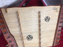 Load image into Gallery viewer, Yuesheng Butterfly Dream Mini Yangqin – Pear Wood &amp; Mother-of-Pearl Inlay Pre-Owned Professional Dulcimer