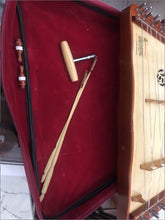 Load image into Gallery viewer, Yuesheng Butterfly Dream Mini Yangqin – Pear Wood &amp; Mother-of-Pearl Inlay Pre-Owned Professional Dulcimer