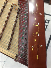 Load image into Gallery viewer, Pre-Owned Yuehai 402 Yangqin “Flying Flowers &amp; Jade Inlay” – Chinese Dulcimer for Beginners &amp; Performers