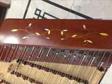 Load image into Gallery viewer, Pre-Owned Yuehai 402 Yangqin “Flying Flowers &amp; Jade Inlay” – Chinese Dulcimer for Beginners &amp; Performers