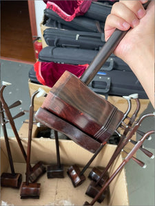 Selected Aged Rosewood Erhu Body – DIY Unfinished Chinese Erhu for Custom Building