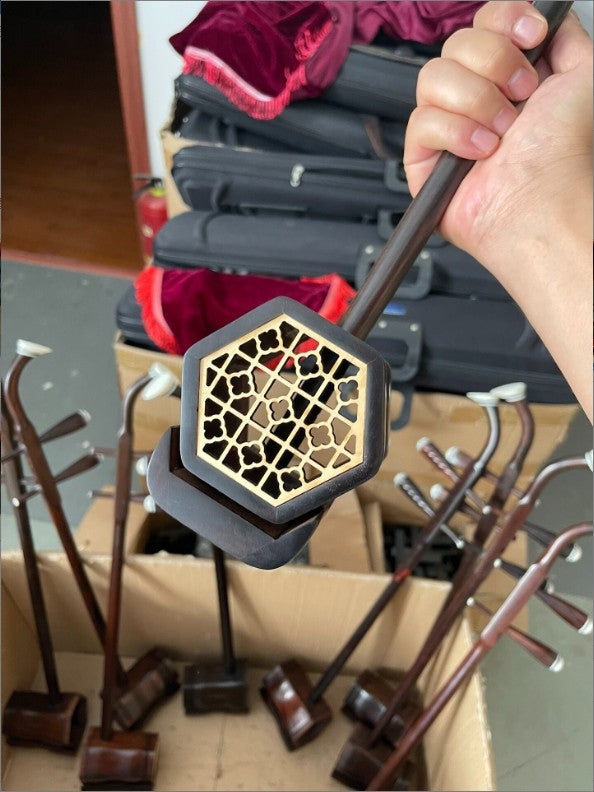 Selected Aged Rosewood Erhu Body – DIY Unfinished Chinese Erhu for Custom Building